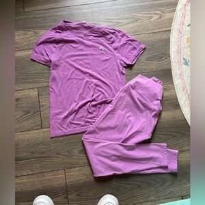 Oner Active Orchid Seamless Top and Unified Leggings Large set